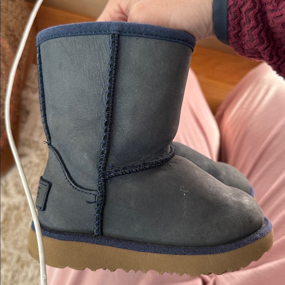 UGG Blue Shearling Boots